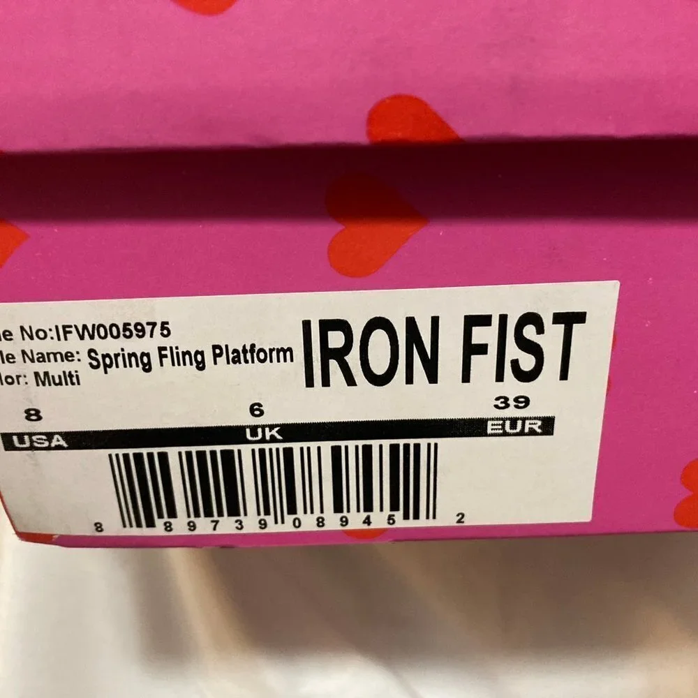 NIB Iron Fist Care Bears Heels!! Limited Edition